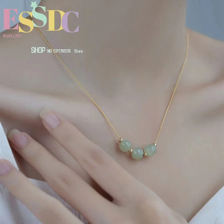Luxury Lifestyle Niche - Collana con Perle Trasparenti 