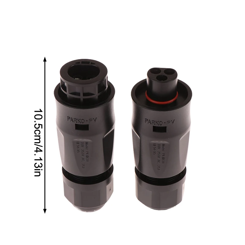 AC Male Female Bc01 3 Pin Connector IP68 for Solar Grid Tie Micro Inverter Hoymiles Deye APsystems PV Panel Power Setup Adapter