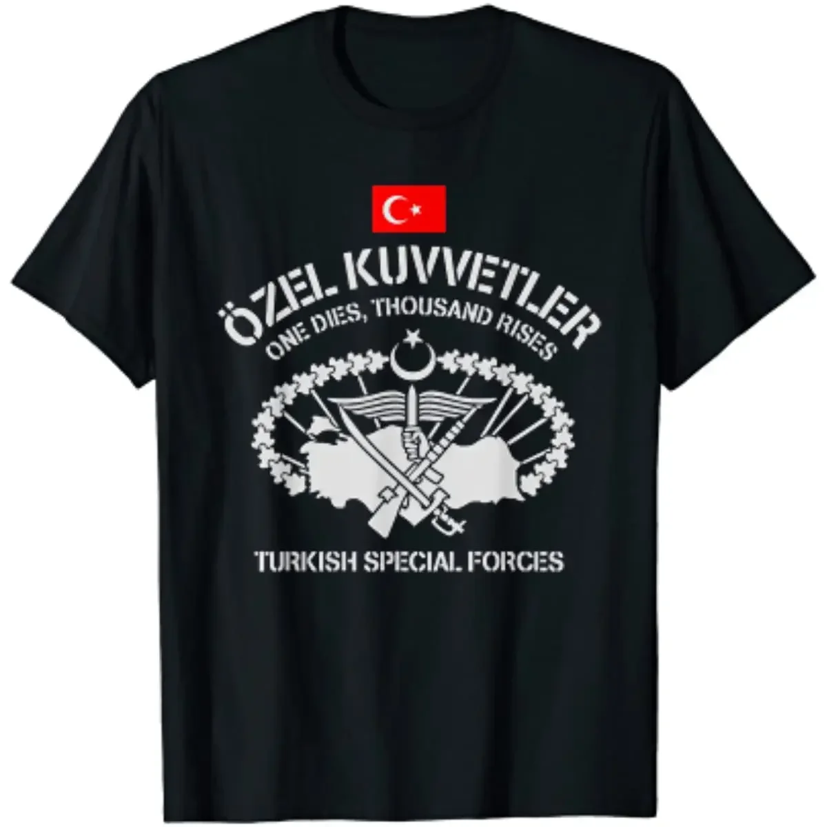

Turkish Special Forces Men T-Shirt Short Sleeve Casual Cotton Summer Boys T-Shirts