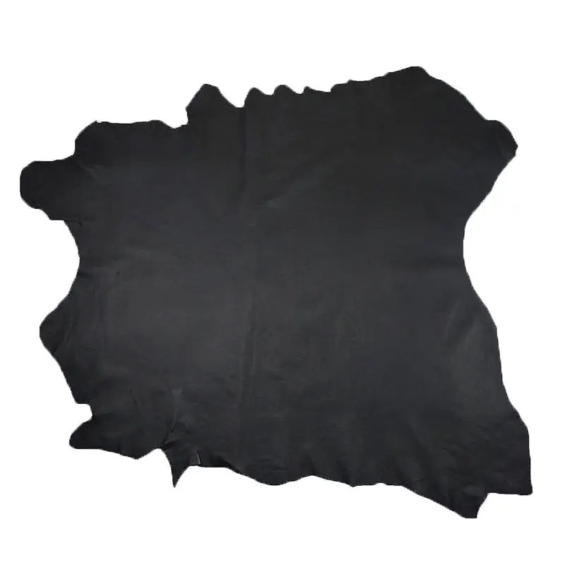 Nature Black Genuine Pig grain hide skin leather material sale by whole piece