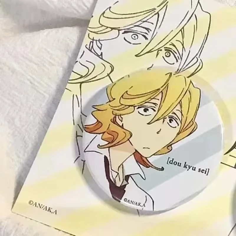Anime Doukyuusei Rihito Sajo Hikaru Kusakabe Cosplay Brosche Metall-Abzeichen Schmuck Anstecknadeln Accessoires Kostüm Taschenornament – Detail 3