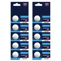 J6PA CR2032 3V Lithium Batteries for Consistent Device Operate Long Lasts Power