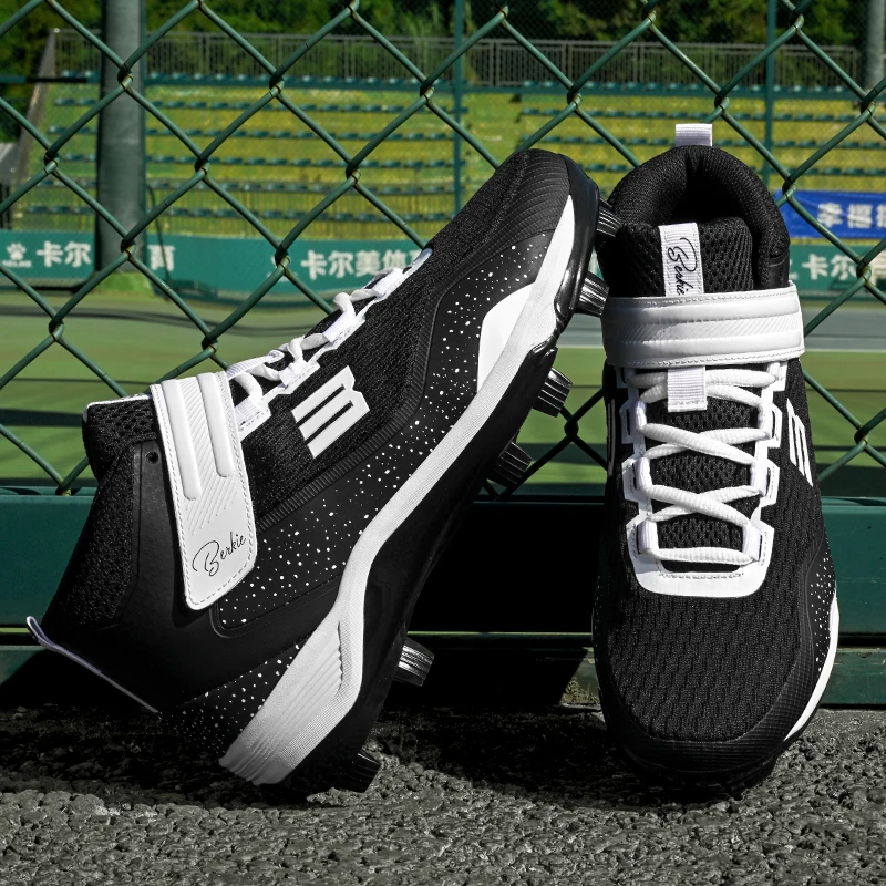 Classic Brand Comfortable Mid-Top Baseball Training Shoe Top Quality Wearable Baseball Gym Shoe Professional Baseball Sport Shoe