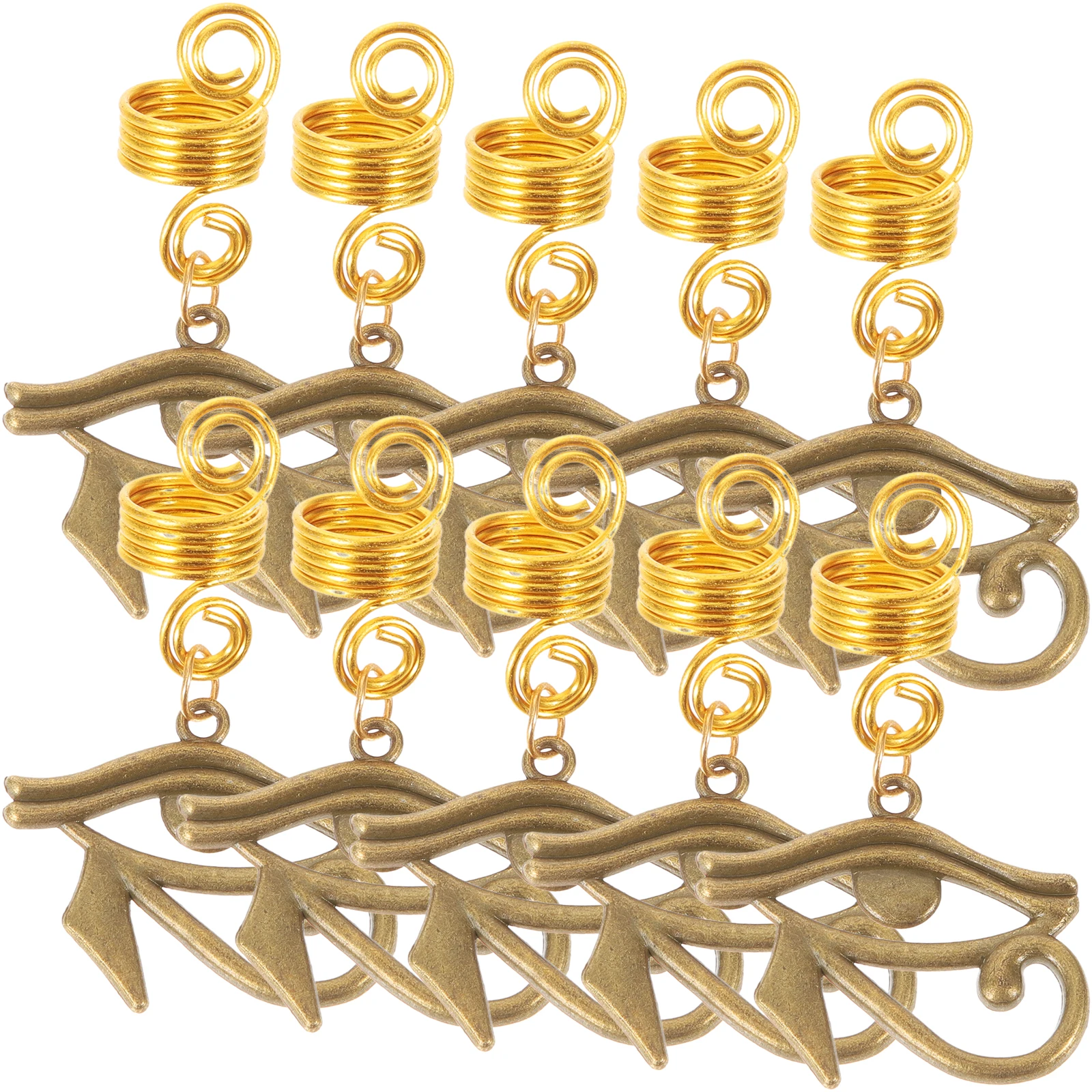 

20 Pcs Zinc Alloy Hair Cuffs Braids Dreadlocks Accessories Jewelry Braid Charms Decorations Durable Everyday Use
