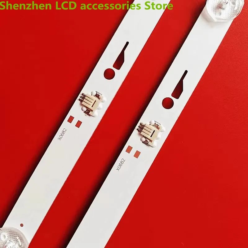 Set lampu latar untuk Xiaomi L32M5-EC 32D8000 TV V0 TV LCD set aluminium 56CM 5LED 100% baru