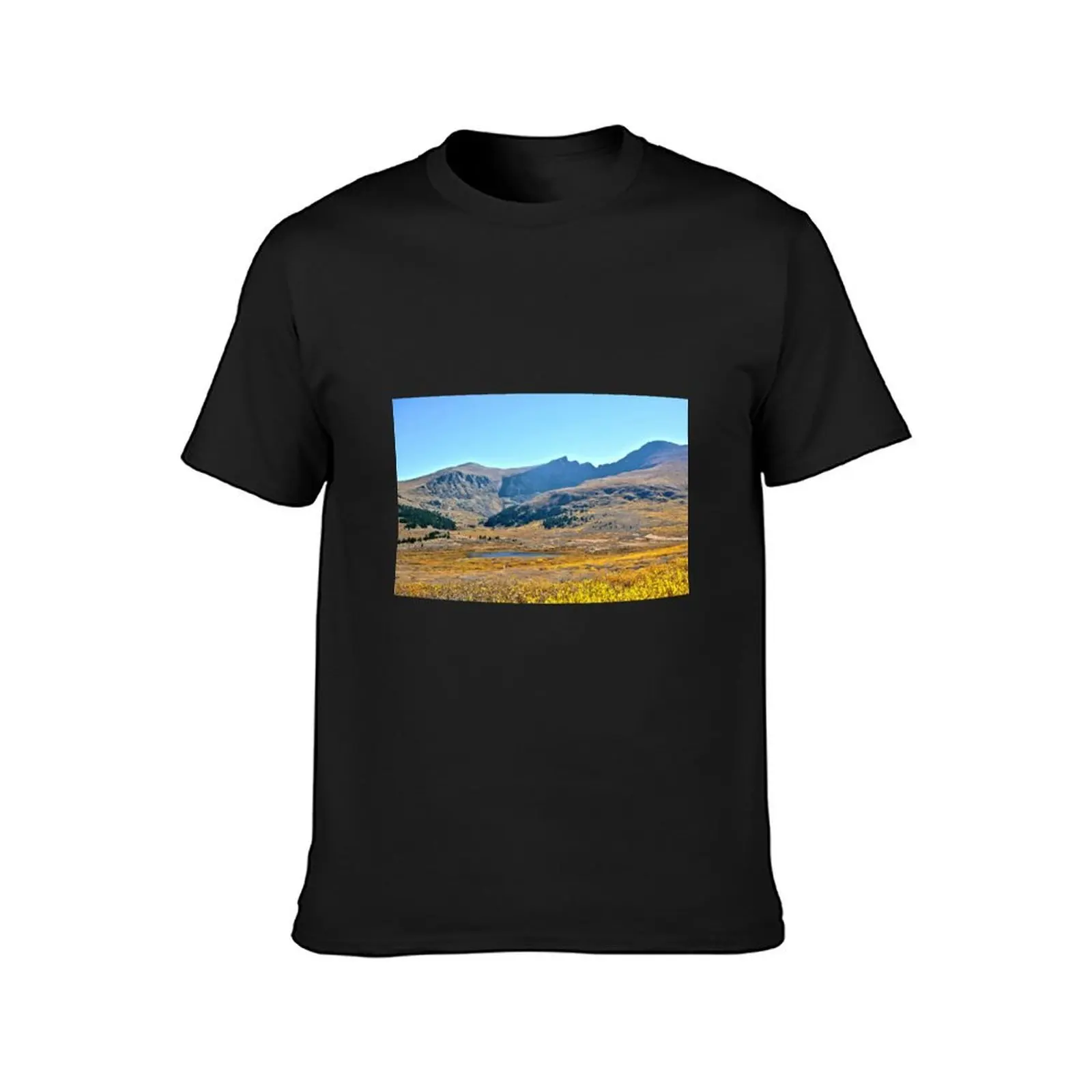 Colorado Fall Colors at Mountain Lake near Georgetown T-Shirt cute tops shirts graphic tees men t shirt