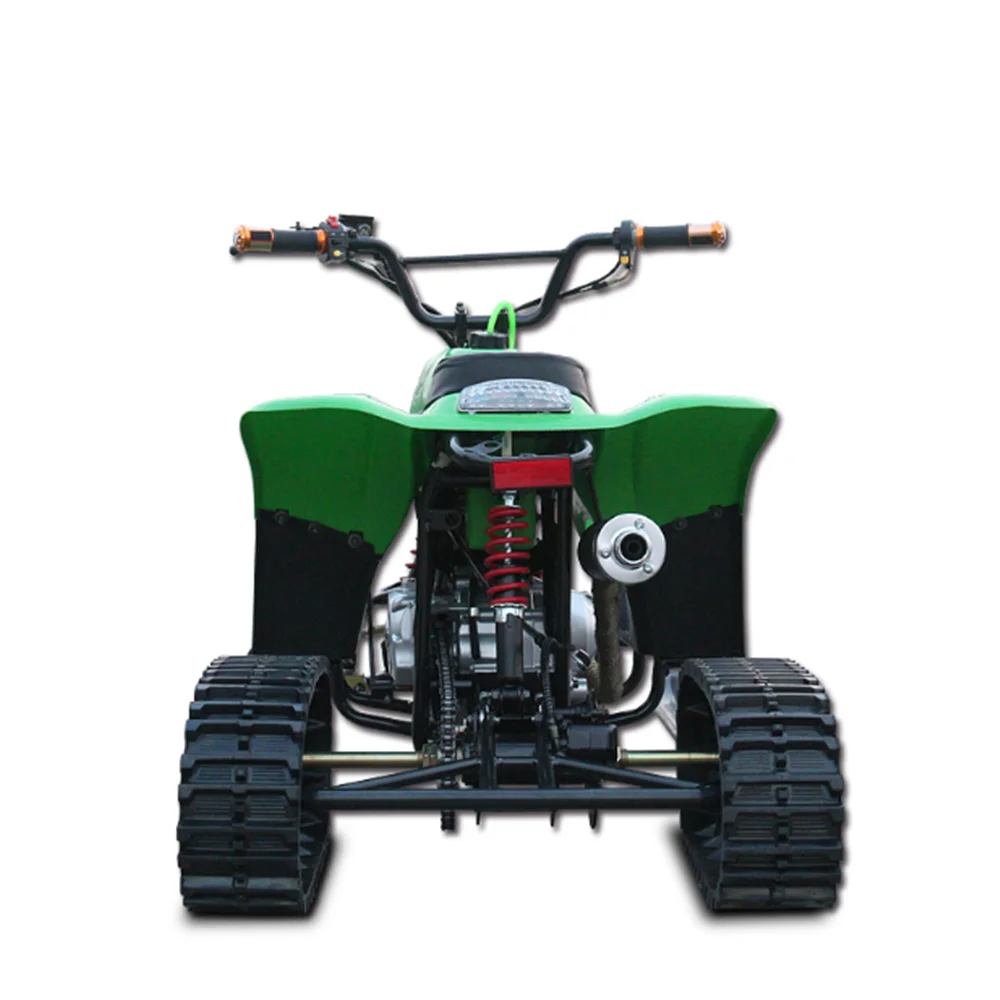 125Cc 4x4 Adult Snowmobile, Tracked ATV with Reverse and Ski Wheels | All-Terrain Snowmobile for Ice, Snow and Mud
