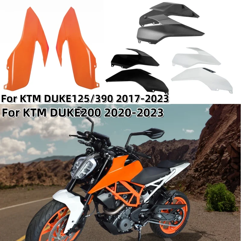 

For Duke 125 200 390 Motorcycle Fuel Oil Gas Tank Side Cover Panels Fairing For KTM DUKE390 DUKE125 2017-2023 DUKE200 2020-2023