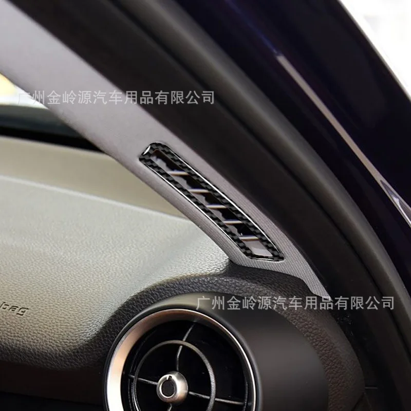

Suitable for 15-19 Alfa Romeo car interior modified carbon fiber A-pillar air outlet decoration stickers