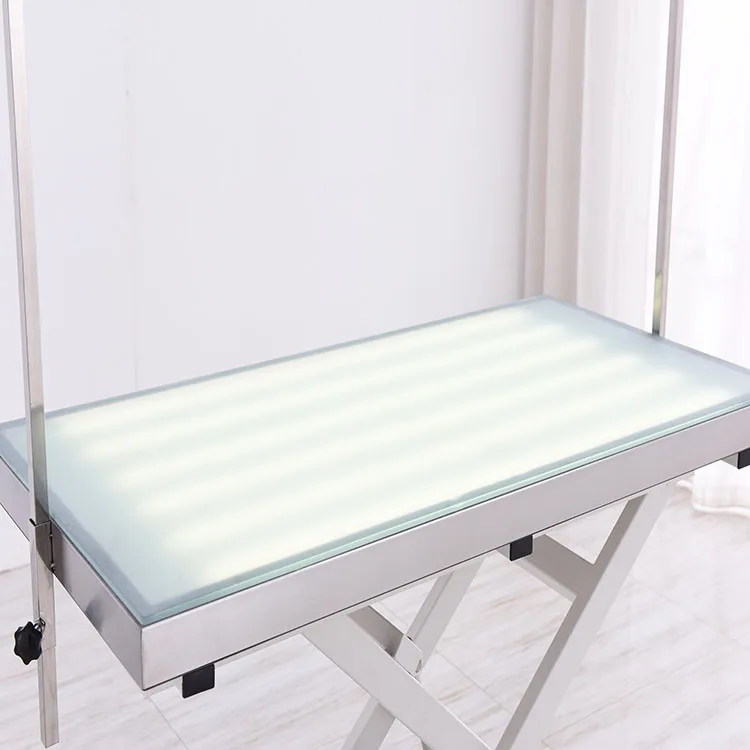 Electric Cross Lifting Led Light Pet Large Dog Grooming Table