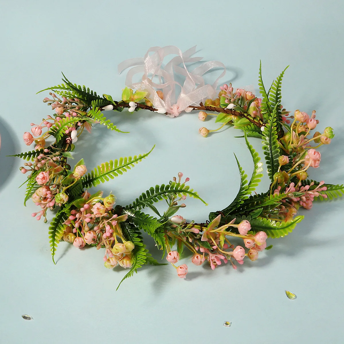 

Мори имитация феи повязка на голову венок романтический морской праздник головной убор аксессуары свадебные головные уборы