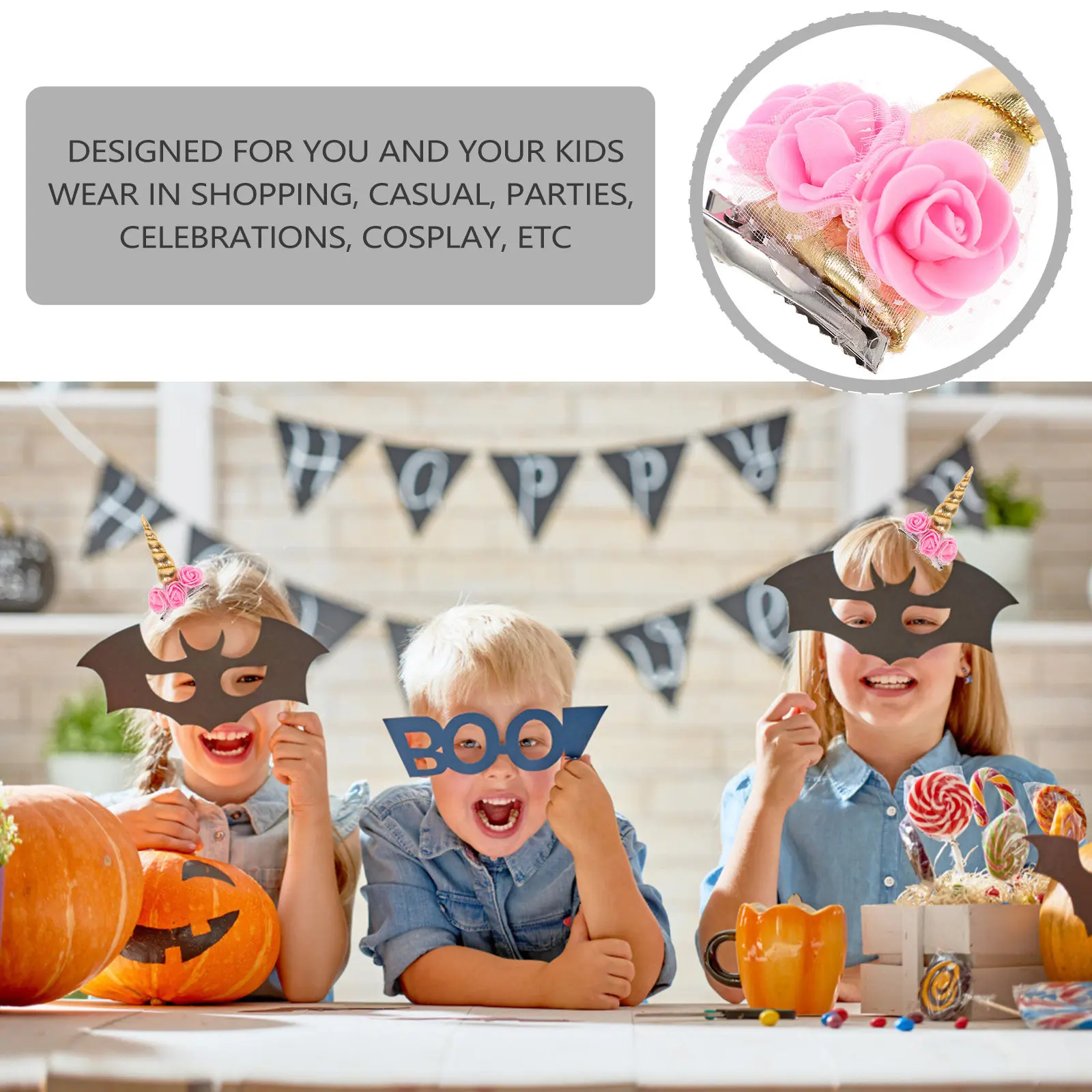 

2 шт. заколки для волос в виде рога единорога, стильные заколки для девочек, для особых случаев, для создания причесок своими руками, блестящие аксессуары для волос, для вечеринок