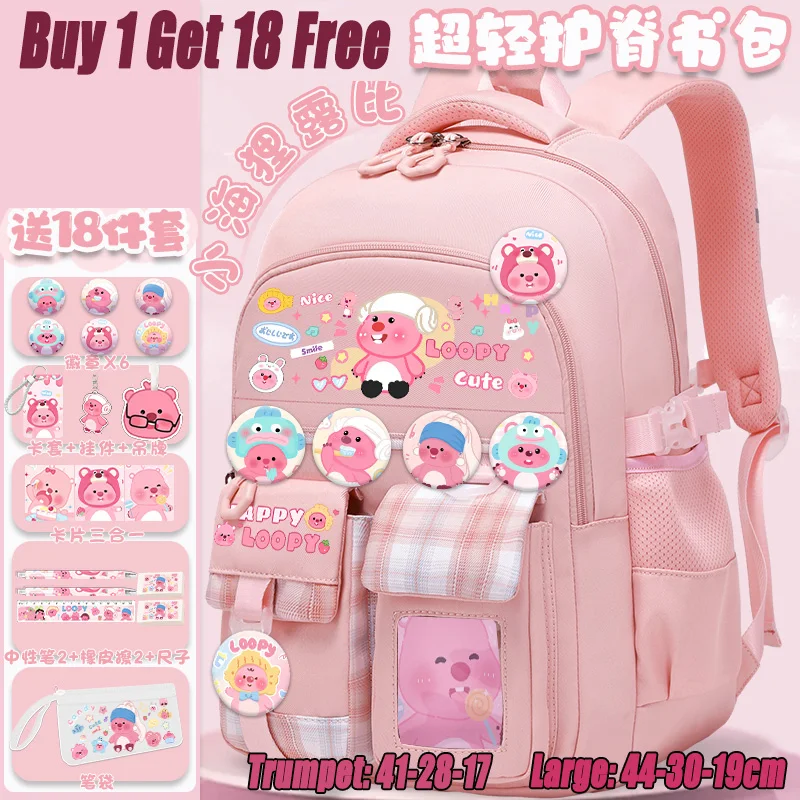 Sanrio Backpack 2025 New Beaver Backpack Cute Girls Backpack Large Capacity Lightweight Teen Backpack Back to School Backpack