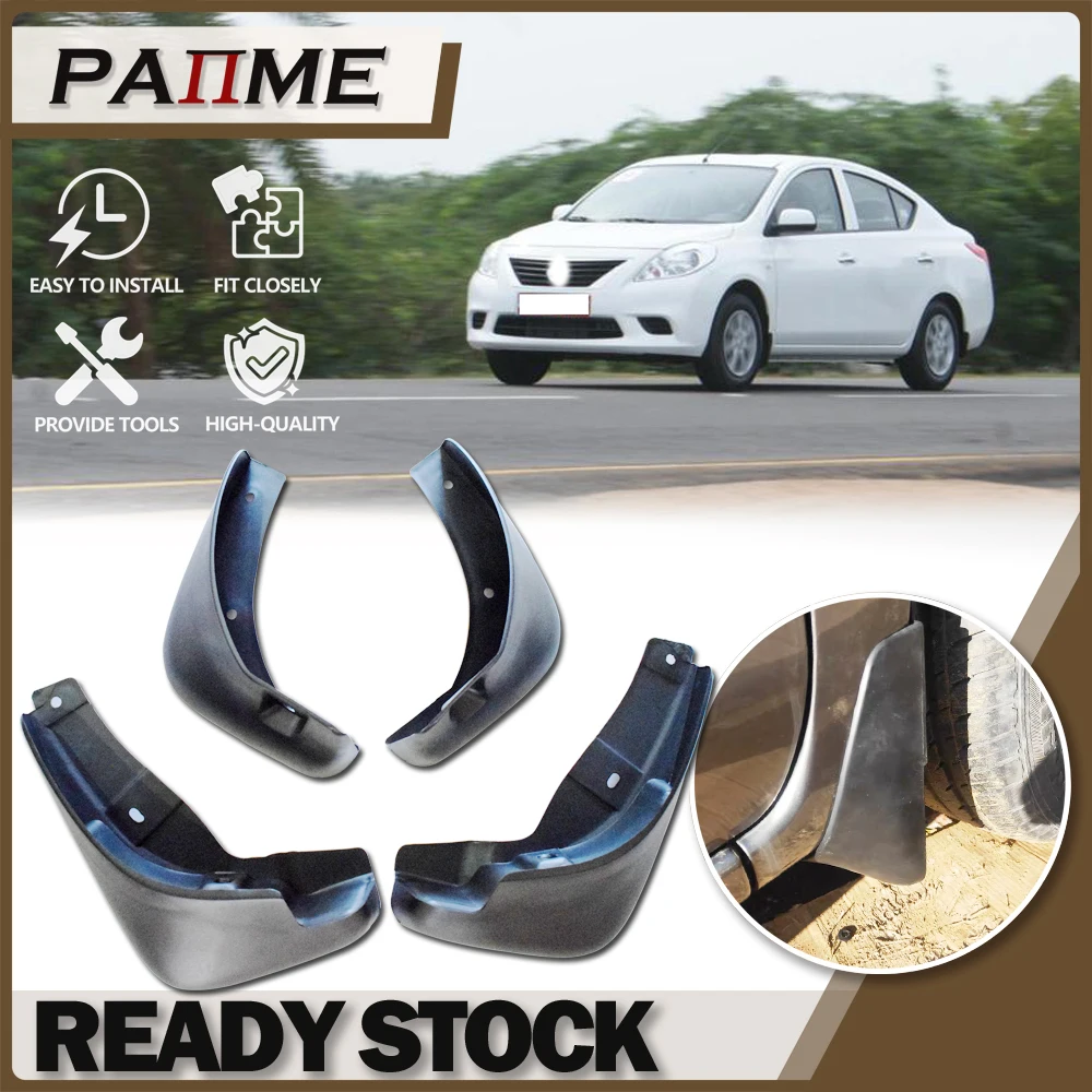 Mud Flaps Mudflaps Mud Flap Mudguards Fender  for  2011 - 2013 nissan sunny VERSA LATIO ALMERA YC101190