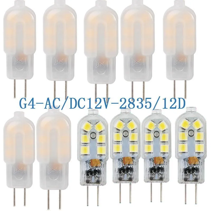 Pop G4 AC DC 12V LED Light 12leds SMD 2835 Bulb Lamparas Spotlight Replace 10W 20W Halogen Lamp For Home Chandelier