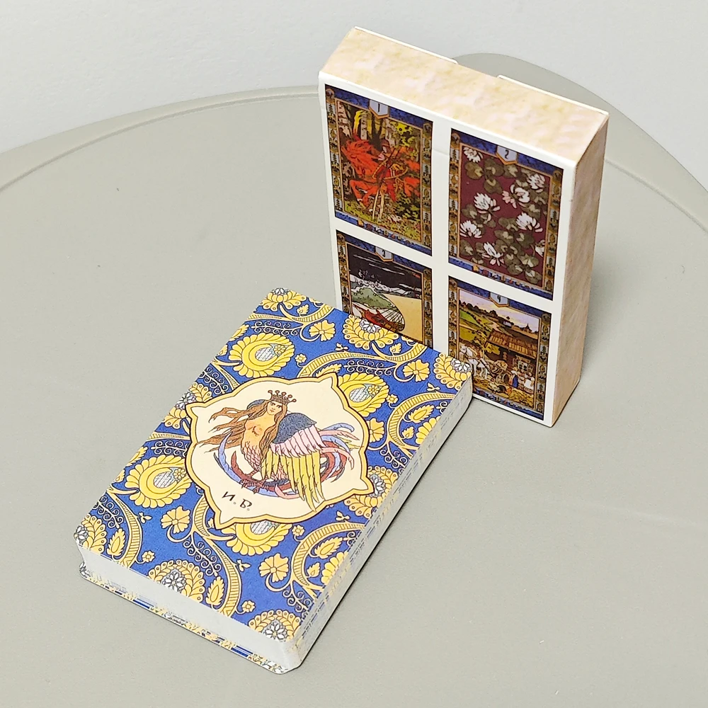 

9*6cm Russian Fairy Oracle Deck 36 Pcs Lenormand Cards Based Upon The Drawings of Painter Ivan Bilibin