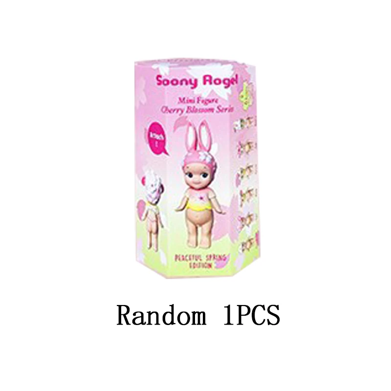 Mainan Kotak Buta Seri Bunga Sakura Malaikat Sonn Baru Edisi Hanami Koleksi Figur Mini Dekorasi Desktop Hadiah Ulang Tahun Anak