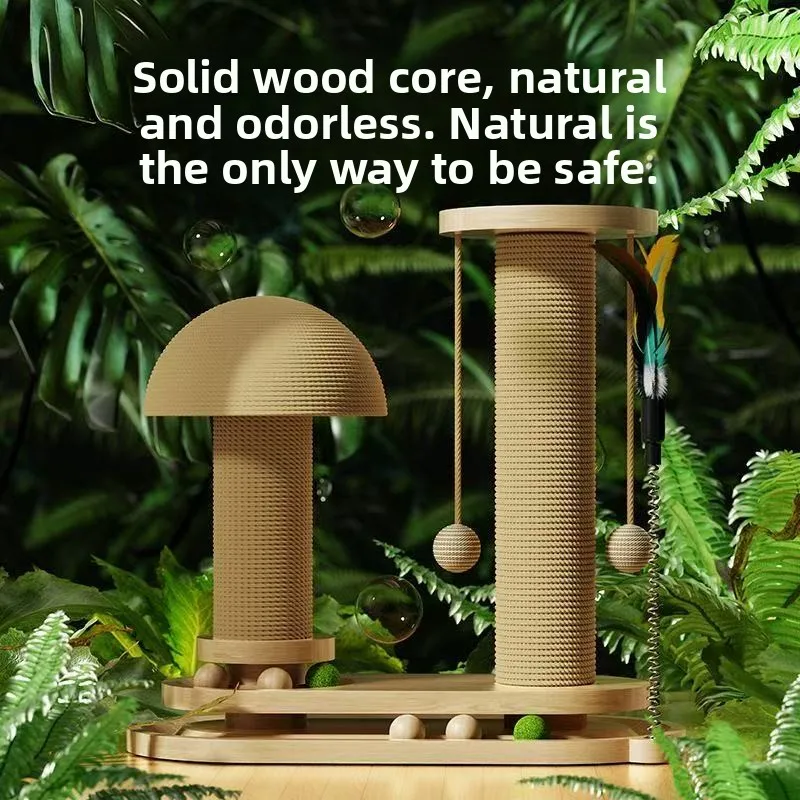 tiragraffi-in-vero-legno-giocattolo-in-materiale-di-iuta-per-gattini-resistente-all'usura-nessun-bordo-musoom-ape-autoportante