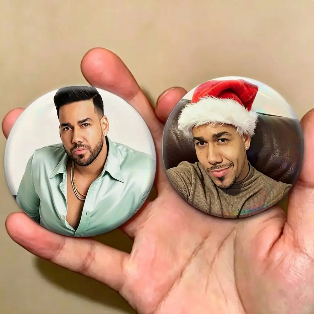 UsLatinArtist-Romeo S-Santos   Badges Creative Tinplate Button PinsBrooch Badge Clothes Backpack