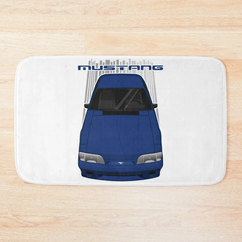 Mustang 1987 to 1993 Fox - Blue Bath Mat House Interior Entrance Washable Non-Slip Kitchen Rug Kitchens Mat