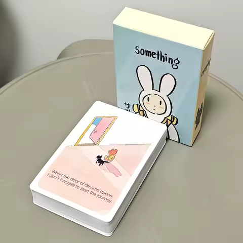 Something Sometime Somewhere 56 Pcs Daily Cards 10*6.5cm Everyday Oracle Deck