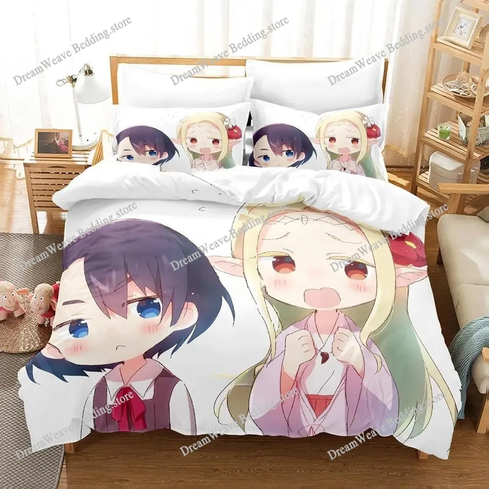 

Koito Koganei Elda Bedding Set Single Twin Full Queen King Size Bed Set Adult Kid Bedroom Duvet Cover Sets Anime Bed Sheet Set