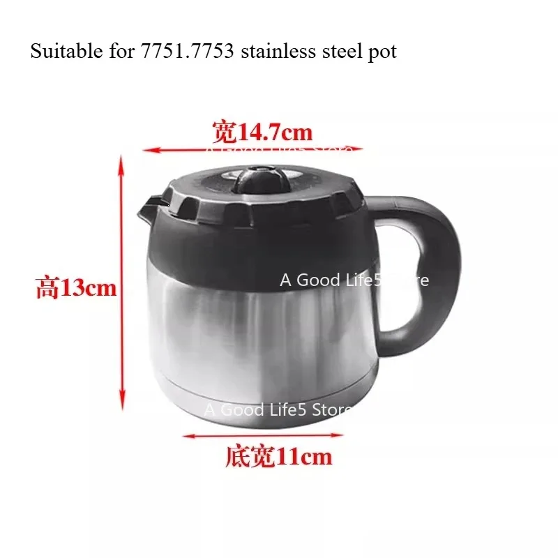 

Apply To Philips Coffee Machine Original Parts HD7751 7761 7762 7447 7457 7461 7462 Stainless Steel Pot