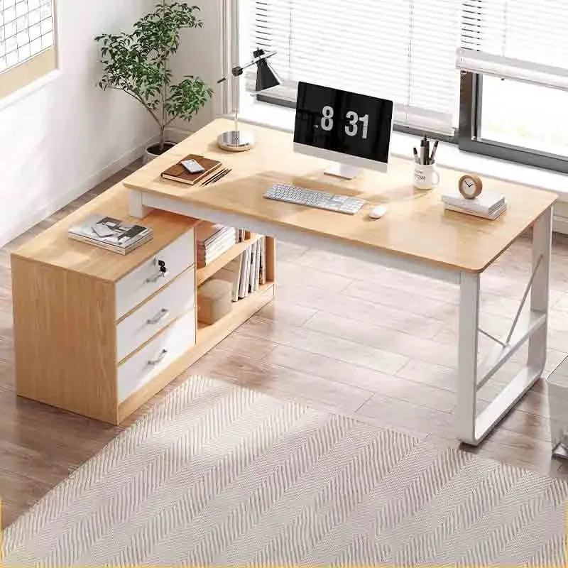 Living Room Conference Office Desk Supplies Storage Reception European Computer Desks Floor Corner Escritorio Modern Furniture