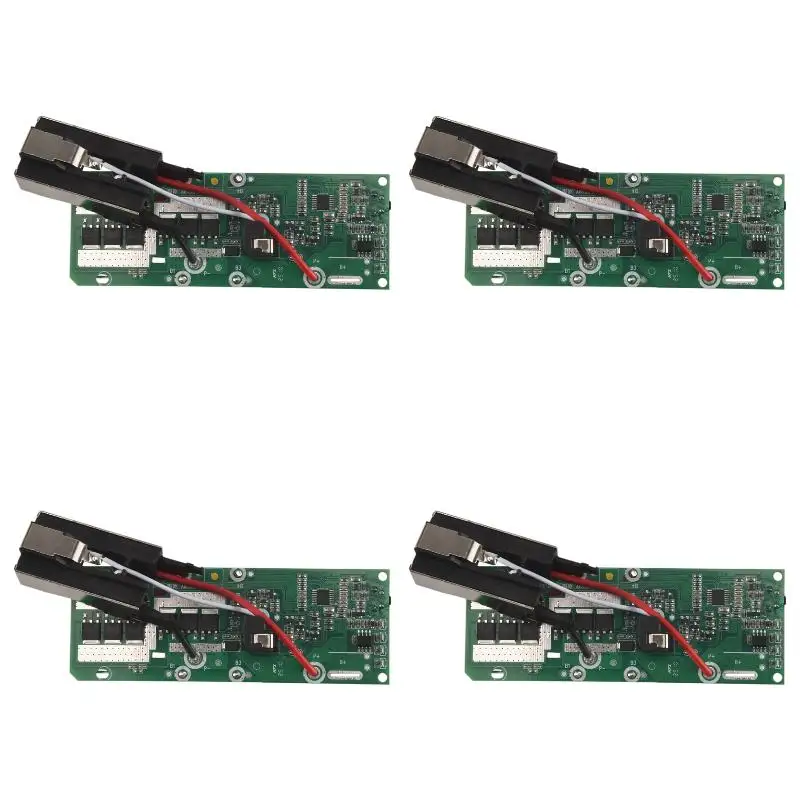 4pack X((Li-Ion Battery Charging Protection Circuit Board PCB Replacement for 18V P108 RB18L40 Multimeter Multitool)