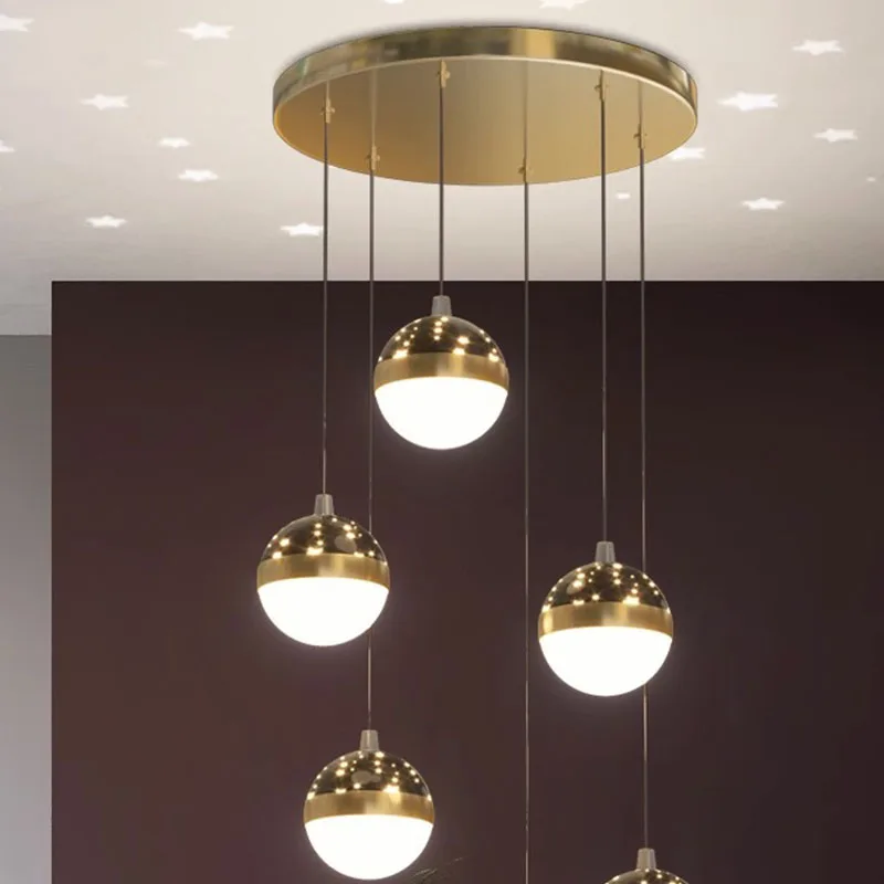 Lampe Suspendue au Design Nordique, Luminaire Décoratif d'Nik, Idéal pour un Salon, une Salle à Manger ou des Escaliers