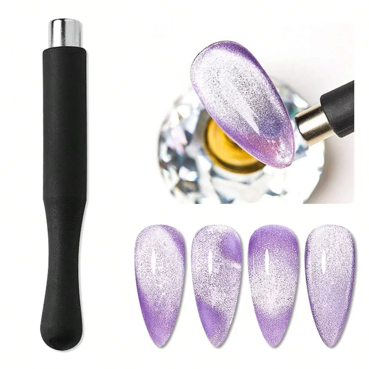 Nail Magnetic Tool Super Magnetic Wand Cat's Eye Effect 3D Nail Art DIY Vest