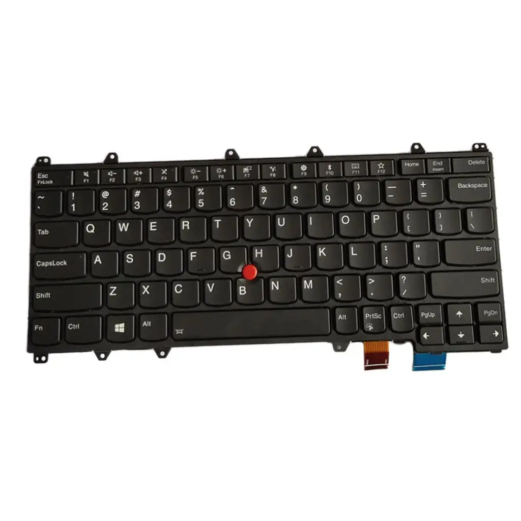 Replacement Laptop Keyboard Black Backlit QWERTY Accessory for Lenovo Thinkpad Yoga 370 260 X380 English US