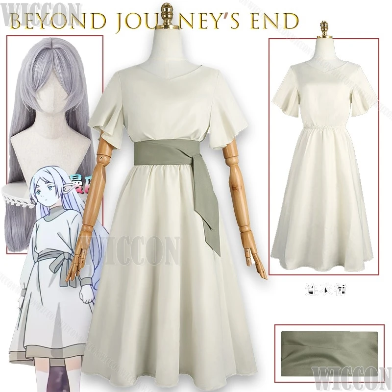 

Frieren Beyond JourneyTraining Outfit Cosplay Frieren Journey Era Costume Anime Halloween Party Stage Performance Custom Wig Cos