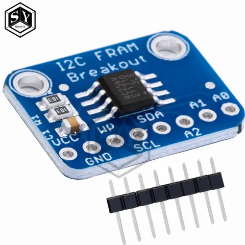 MB85RC256V Memory IC 32KB Development Tools I2C Non-Volatile FRAM Breakout Board Module for IoT Sensor Devices