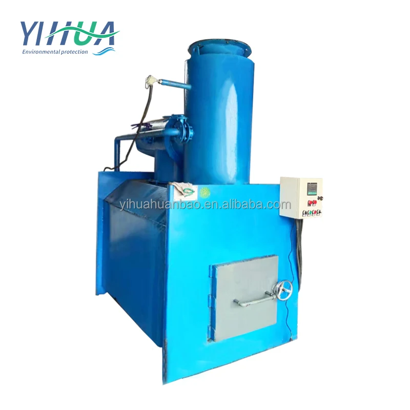 Low energy consumption Capacity 25~40 kg/h waste hazardous waste incinerators medical