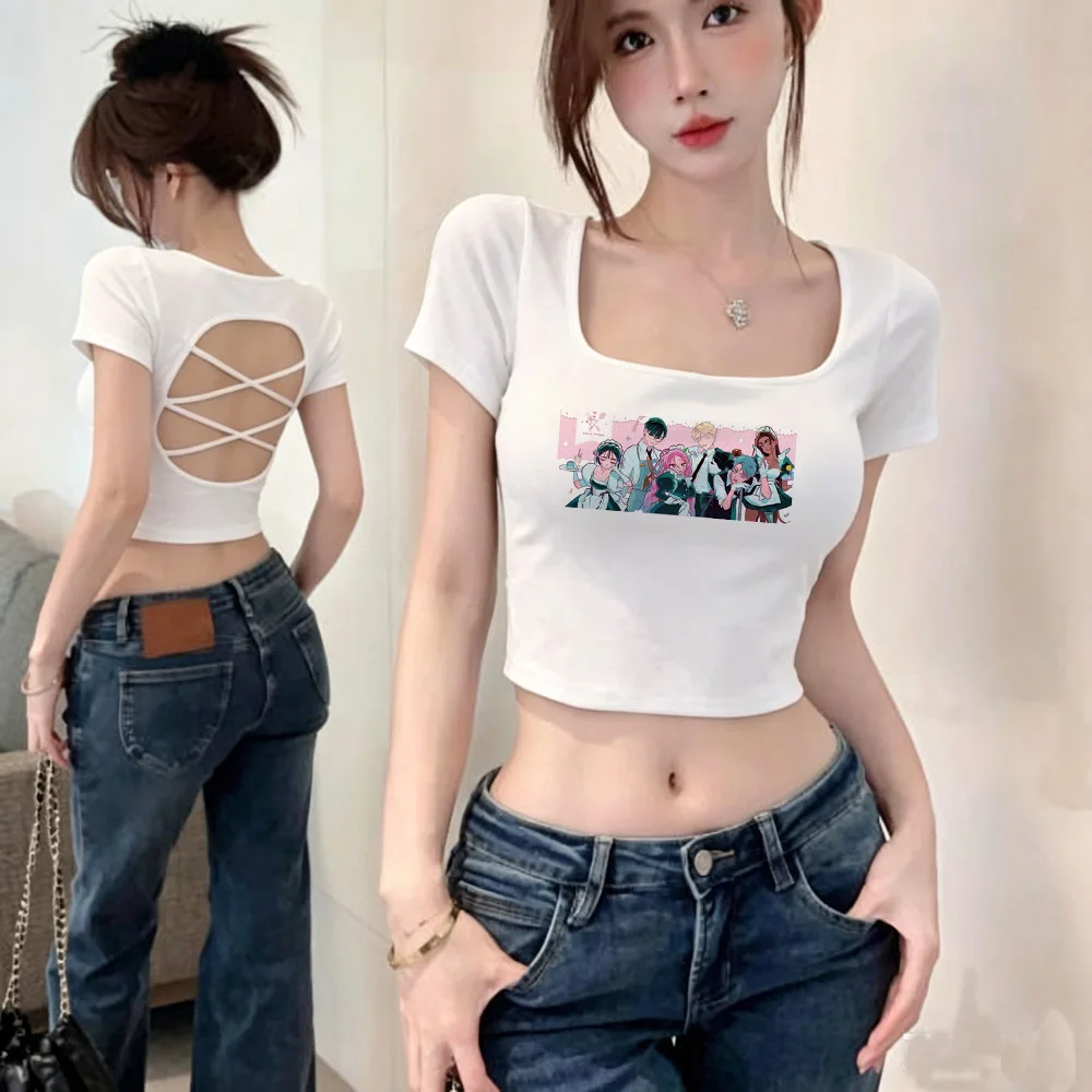 Alien Stage cropped top shoujo japanese dollette kawaii gyaru manga top tees alternative  grunge emo gyaru