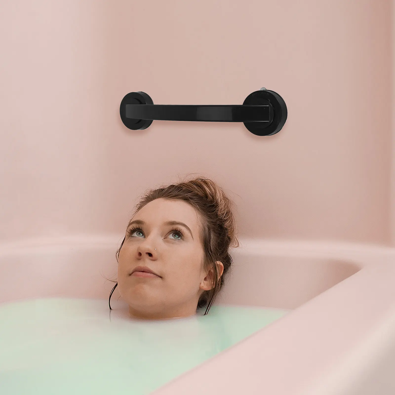 

Bathroom Safety Grab Bar Heavy Duty Shower Handle for Elderly Non-Skid Tub Rail for Seniors Handicap Accessible Support Bar