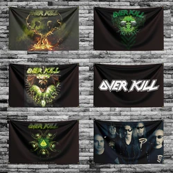 3x5 Ft O-overkills Heavy Rock Band Flag Polyester Digital Printing Banner for Bedroom Wall Art Out Door Tapestry Decoration