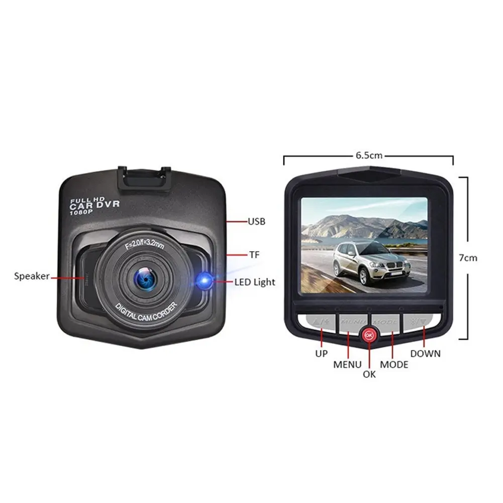 Auto kamera HD 1080p Dashcam DVR-Rekorder Dash Cam Auto DVR Auto Rückfahr kamera Auto Cam von Spiegel Recorder