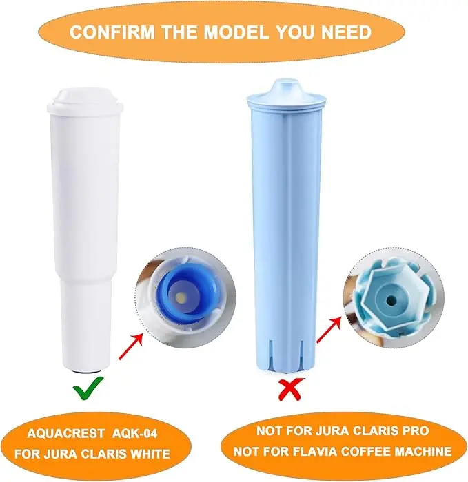 Filtri per macchina da caffè, ricambio per Jura Clearyl White 64553,7520,60209,68739,62911, vari modelli di Nespresso,Capresso,Impr