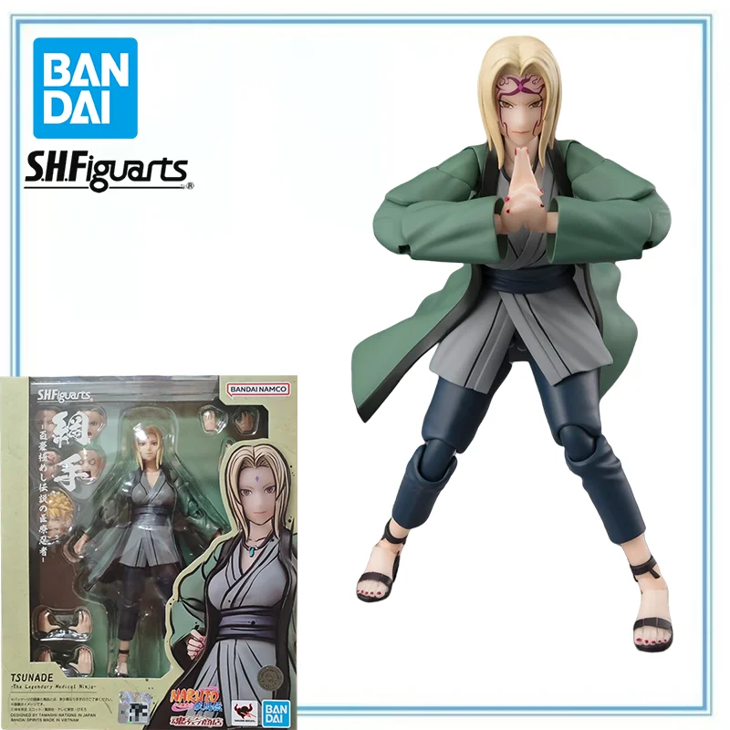 

BANDAI SPIRITS Original in Stock Naruto Naruto Shippuuden Tsunade S.H.Figuarts The Legendary Medical Ninja Gifts Toys Model