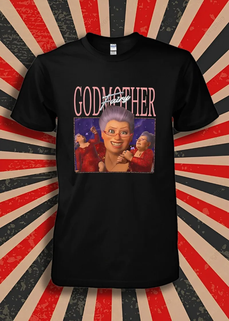 NWT Fairy Godmother Fantasy Fictional Character Retro Unisex T-Shirt