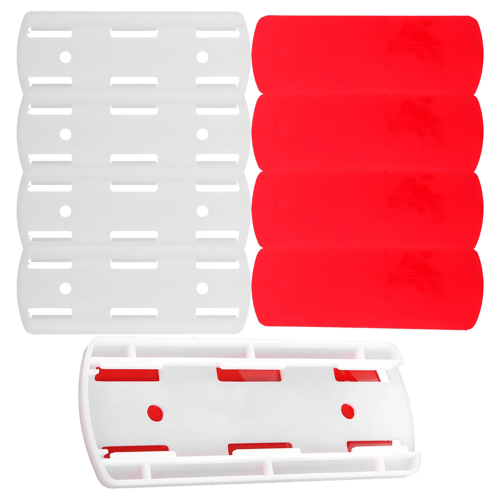 

4pcs Socket Holder Wall-Mounted No Nails Durable Plug Base Retainer For Home Office Kitchen Traceless Storage Rack Practical