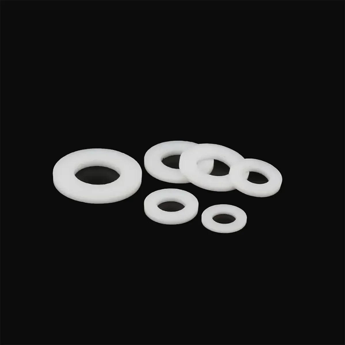 PTFE Strong Acid And Alkali Resistance High Temperature And Corrosion Resistance Plastic Insulation Screws Flat Washers M4M5-M30