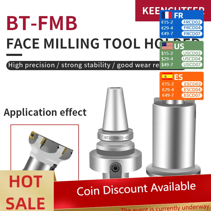 

1 шт.BT30 BT40-FMB16 FMB22 FMB27 FMB32 FMB40 Держатель для метрических торцевых фрез BT30 BT40 Держатель для инструмента с ЧПУ фрезер фрезы по металлу фреза твердосплавная инструменты