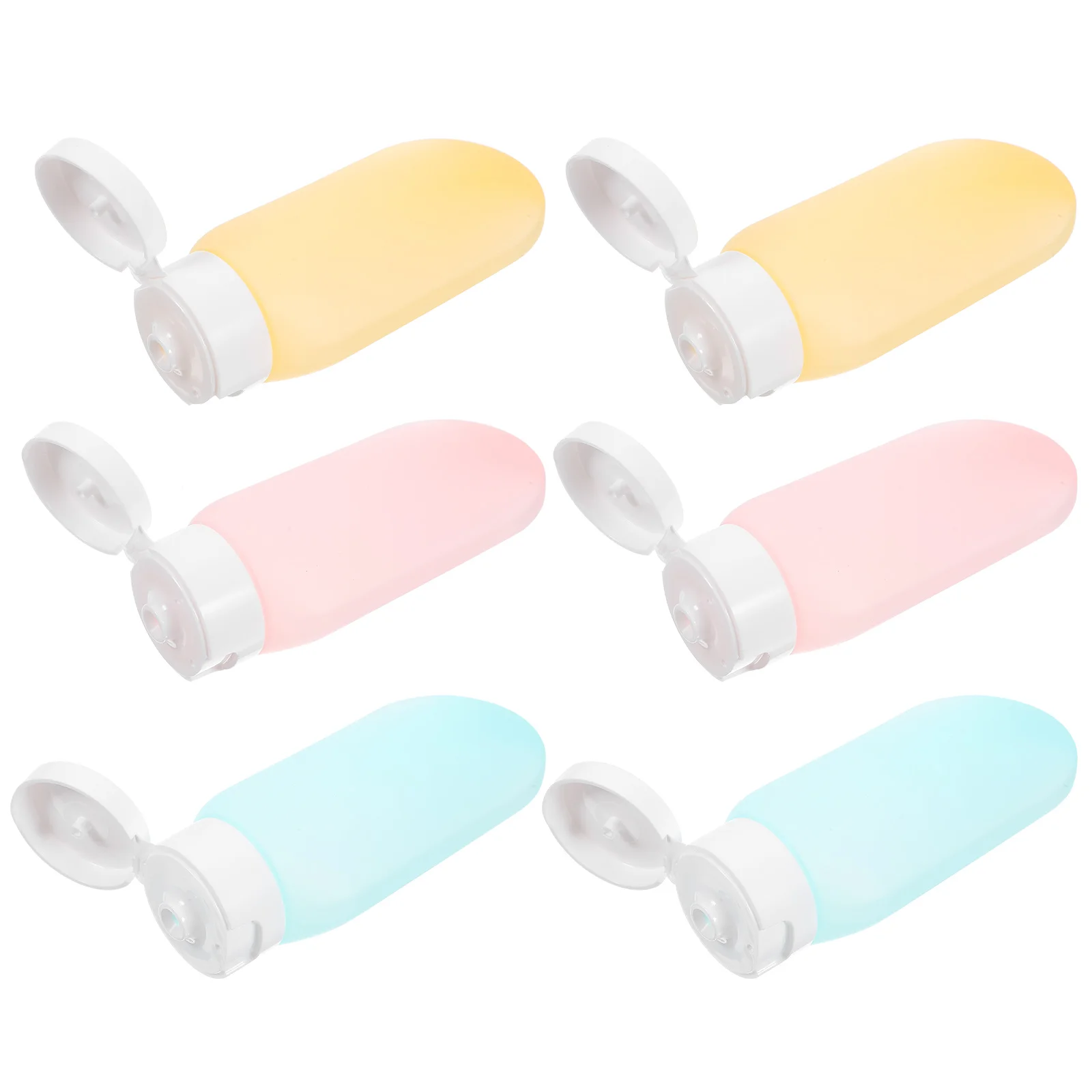 6 Pcs Travel Toiletries Skin Care Product Empty Bottles Shampoo Containers for Size Bottled Small