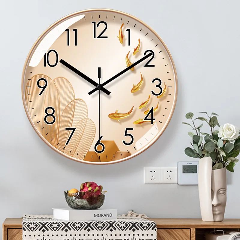 Modern Design Wall Clock Simple Silent Non-ticking Wall Clocks Mounted Fashion Clock for Bedroom Living Room reloj de pared