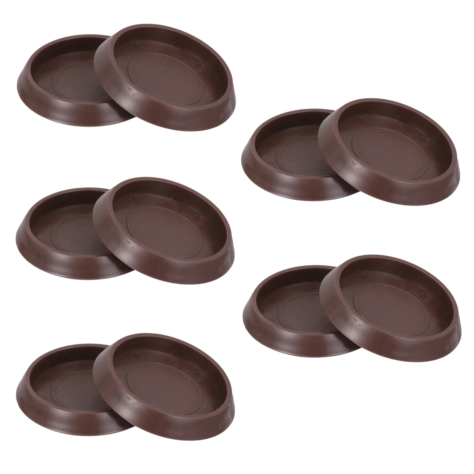 10 Pcs Caster Cup Furniture Wheel Coasters Cups Sofas Rubber Feet Grippers Plastic Stoppers Chair