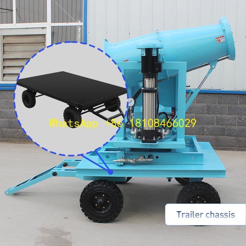 Pulverizador eléctrico para riego, soplador de niebla de polvo de alta presión, Control remoto, cañón de niebla automático agrícola