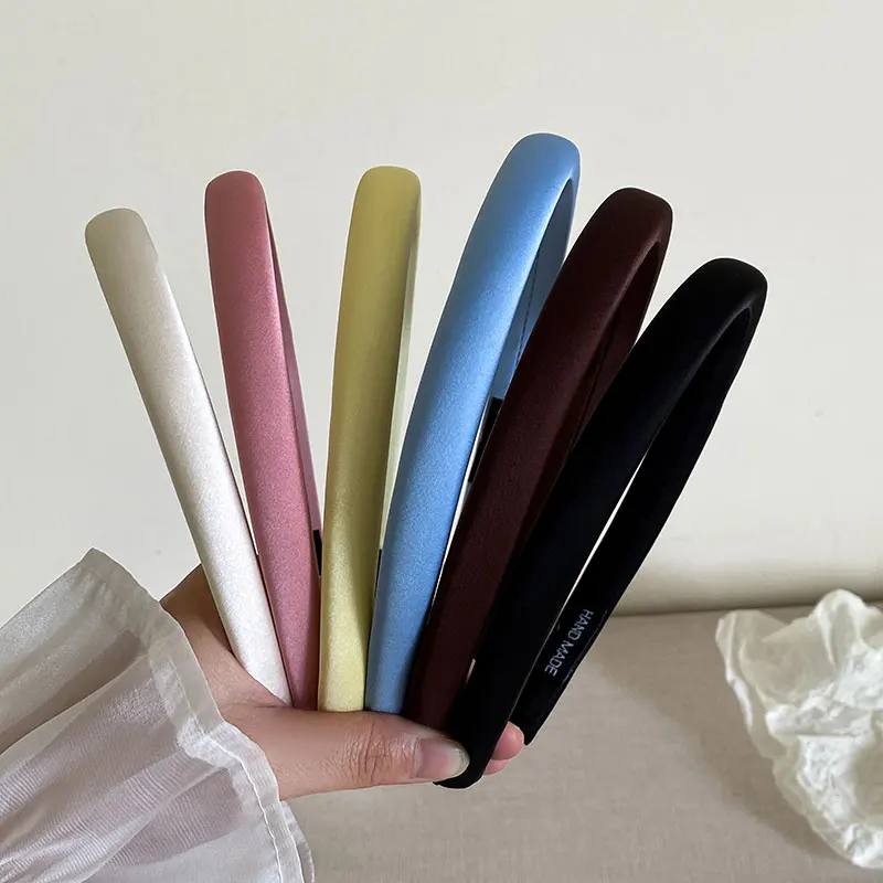 

Solid Color Thin Women's Hairband Fashion High Street Hot Girl Style Gift Party Party Vacation Headband Women's Hair Accessories